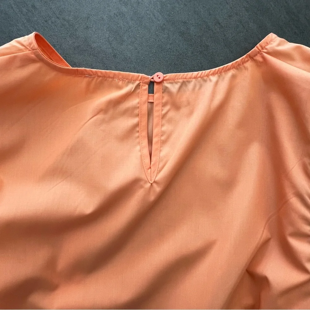 BiBi Halloween Orange Top with Sequin Sleeves - Picture 5 of 8